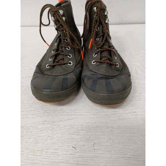 Keds Womens Scout Boots Size 8.5 Olive Green Canvas Insulated Water Resistant - Picture 4 of 9